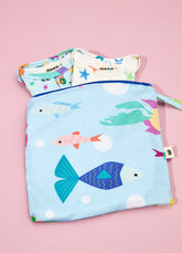 Saquinho de Roupa Suja - Peixinhos do Oceano